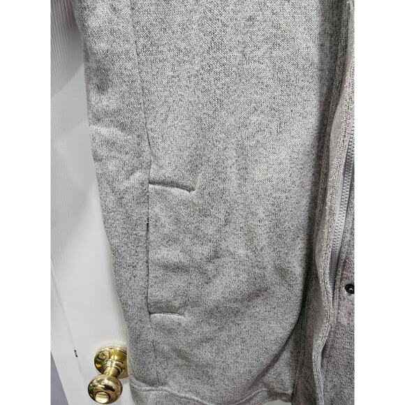 Lands End Gray Women's Zip Up Jacket Coat Size XL Lagenlook - Picture 7 of 15